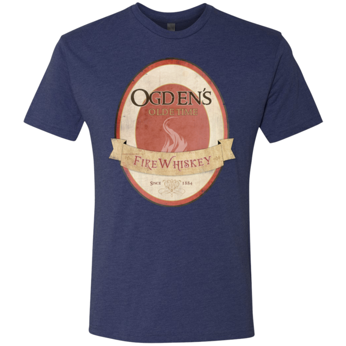 Ogdens Fire Whiskey Men's Triblend T-Shirt