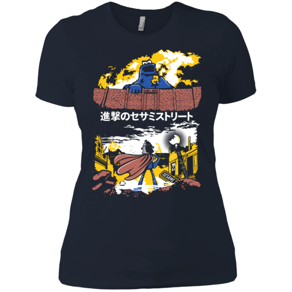 Attack on Sesame Street Women's Premium T-Shirt