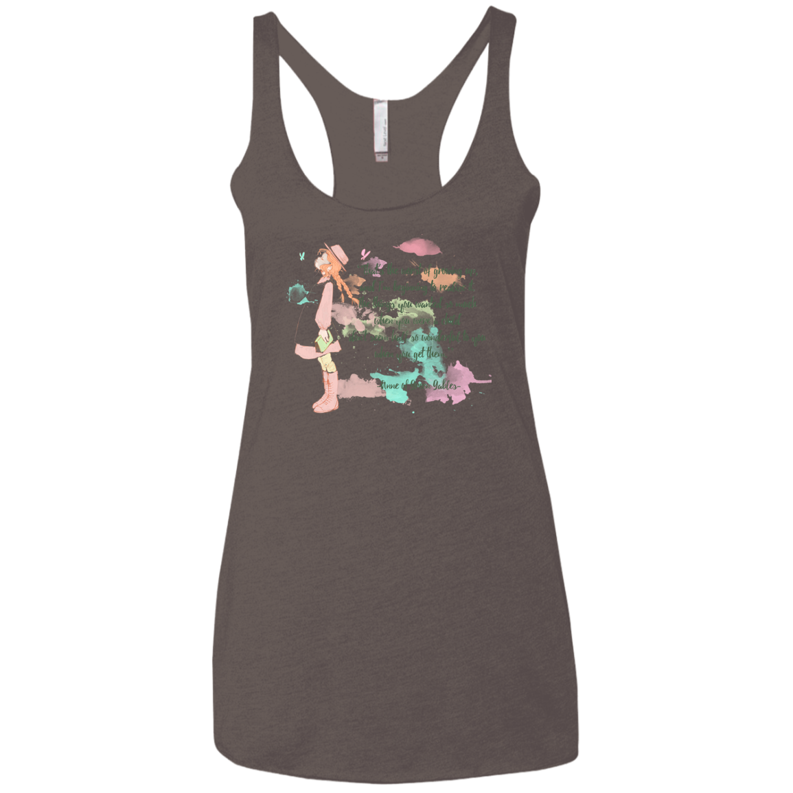 Anne of Green Gables 5 Women's Triblend Racerback Tank