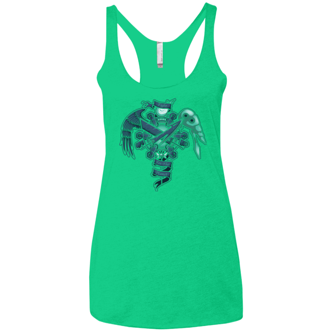 FIGHT FOR THE PLANET Women's Triblend Racerback Tank