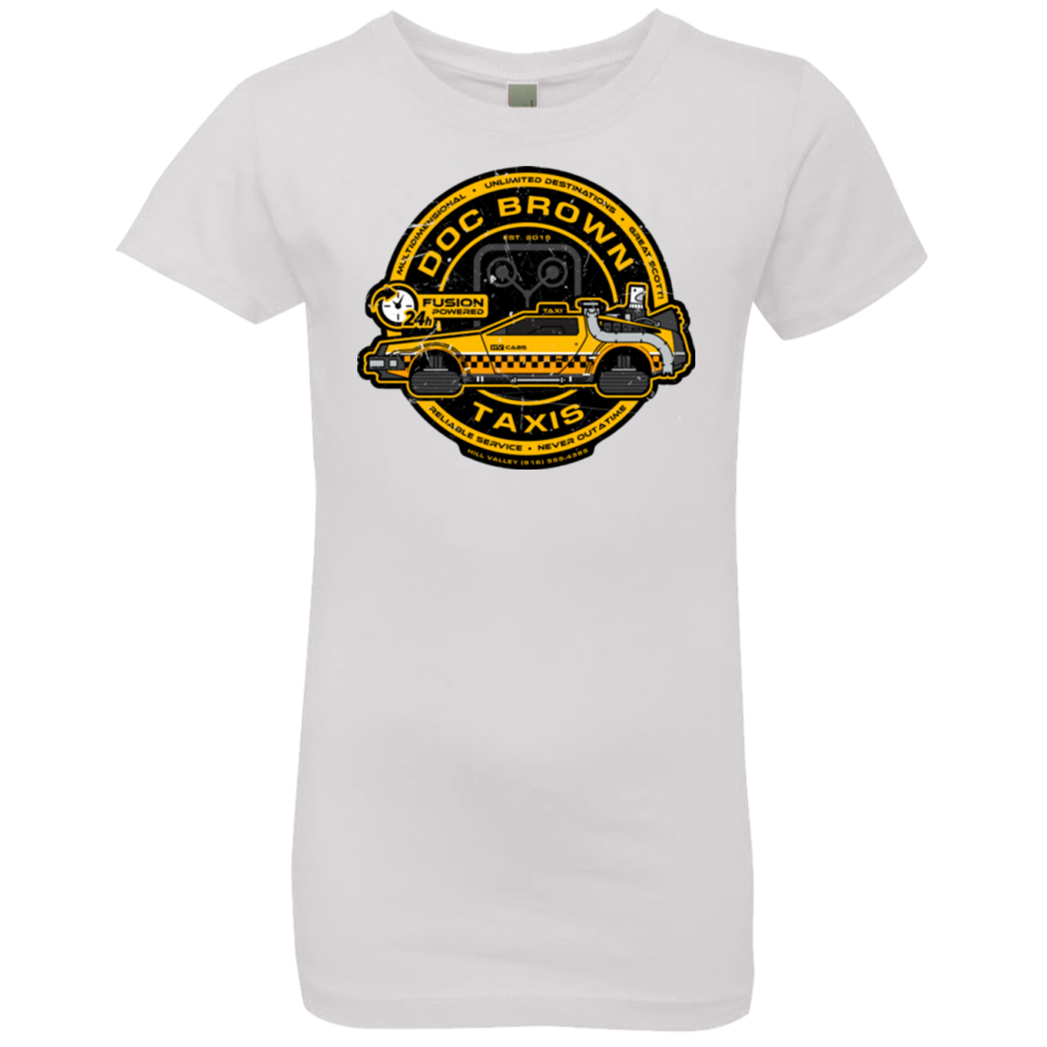 Doc Brown Taxis Girls Premium T-Shirt