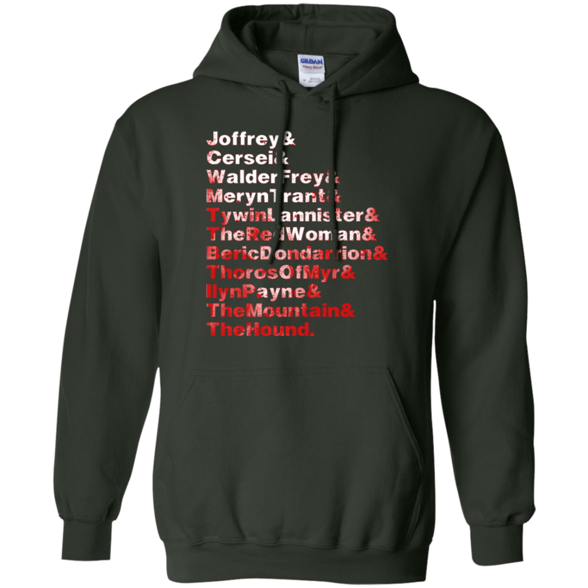 Aryas Kill List Pullover Hoodie
