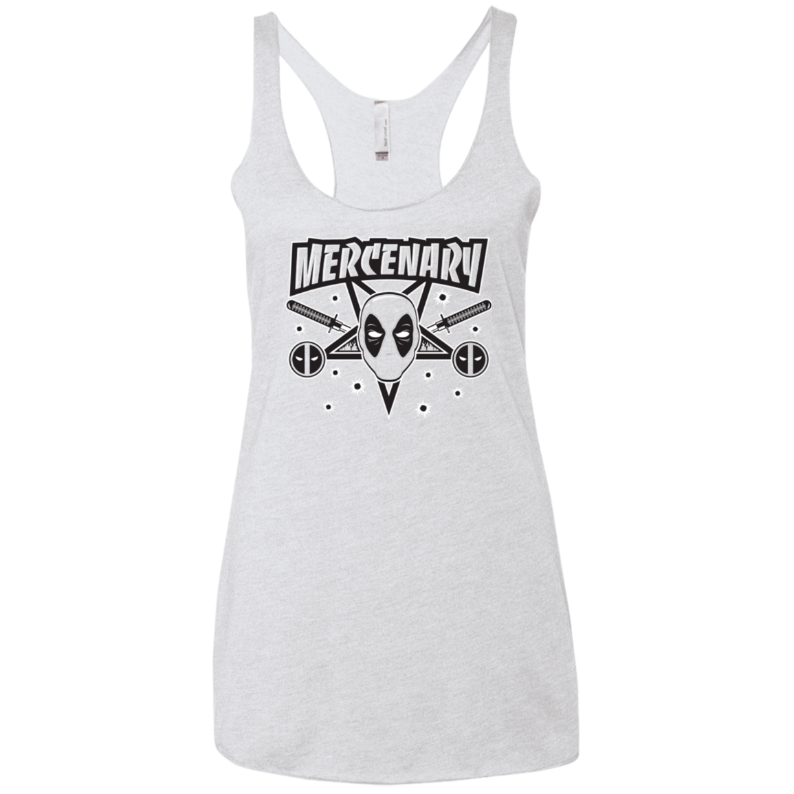 Mercenary (1) Women's Triblend Racerback Tank