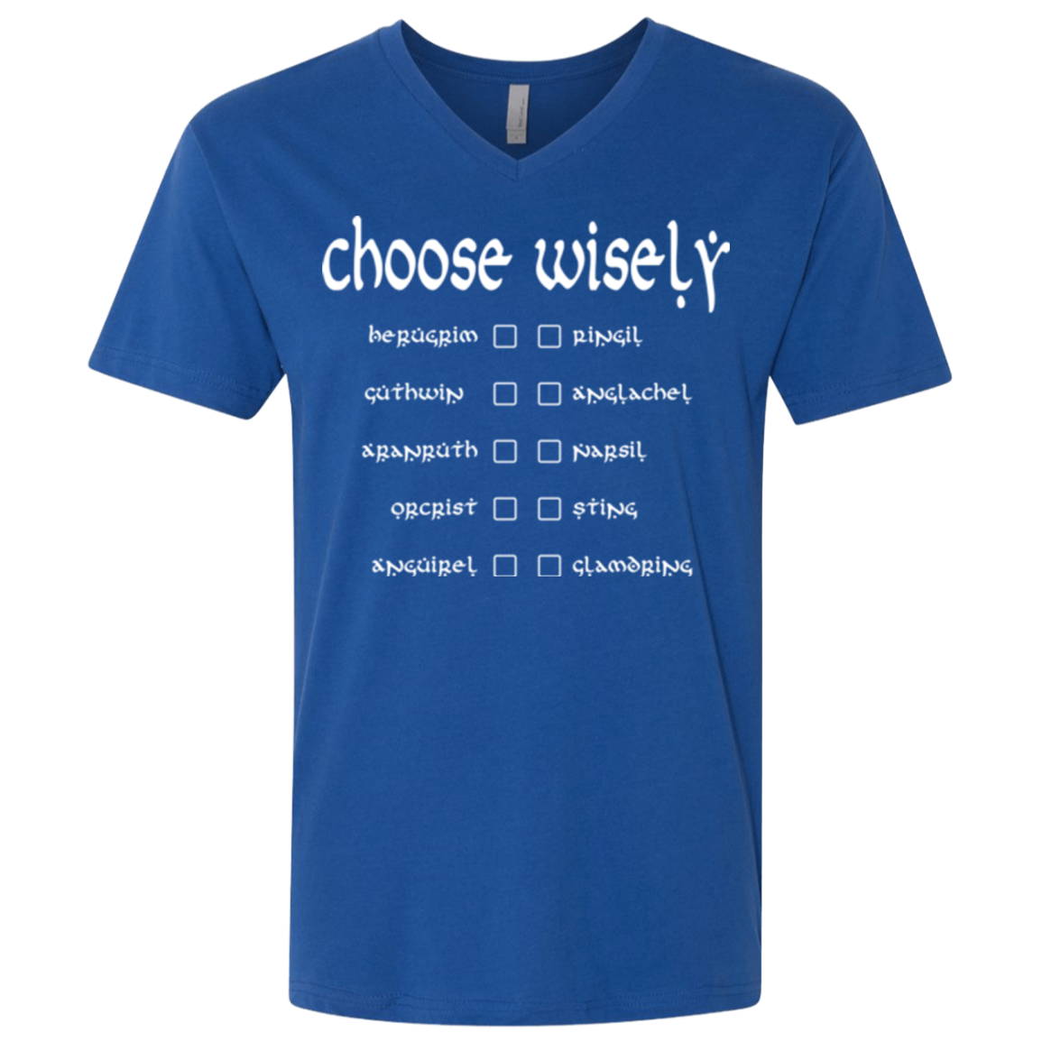 Choose wisely Men's Premium V-Neck