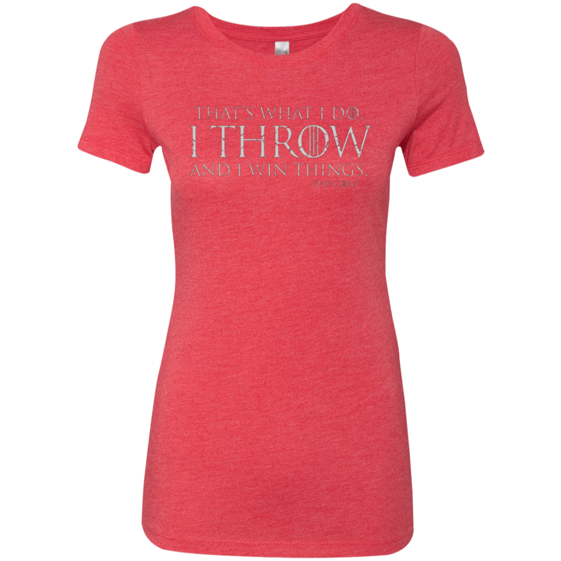 I Throw Women's Triblend T-Shirt