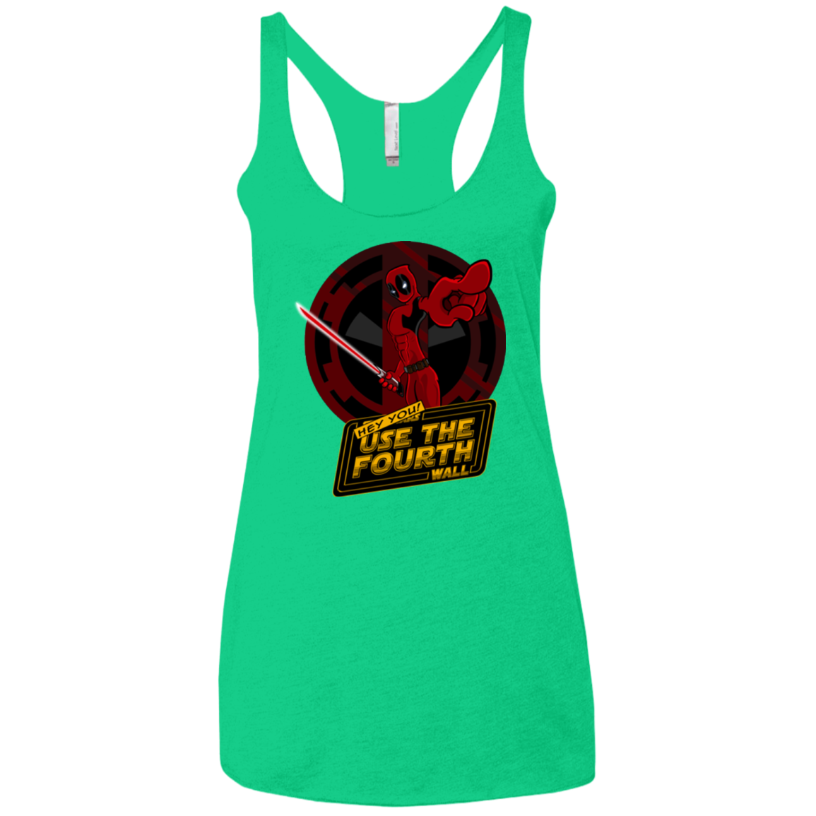 Use The Fourth Wall Women's Triblend Racerback Tank