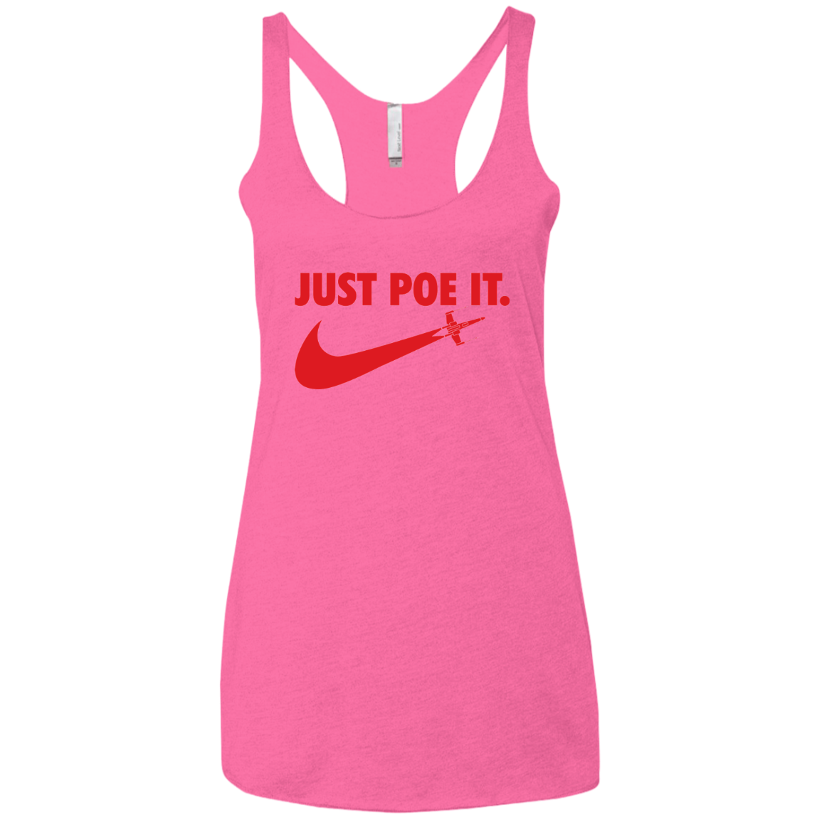 Just Poe It Women's Triblend Racerback Tank