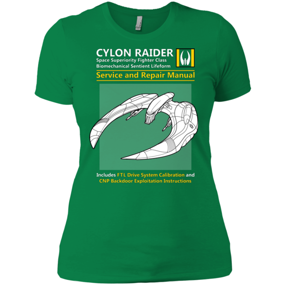 CYLON RAIDER SERVICE & REPAIR MANUAL Women's Premium T-Shirt
