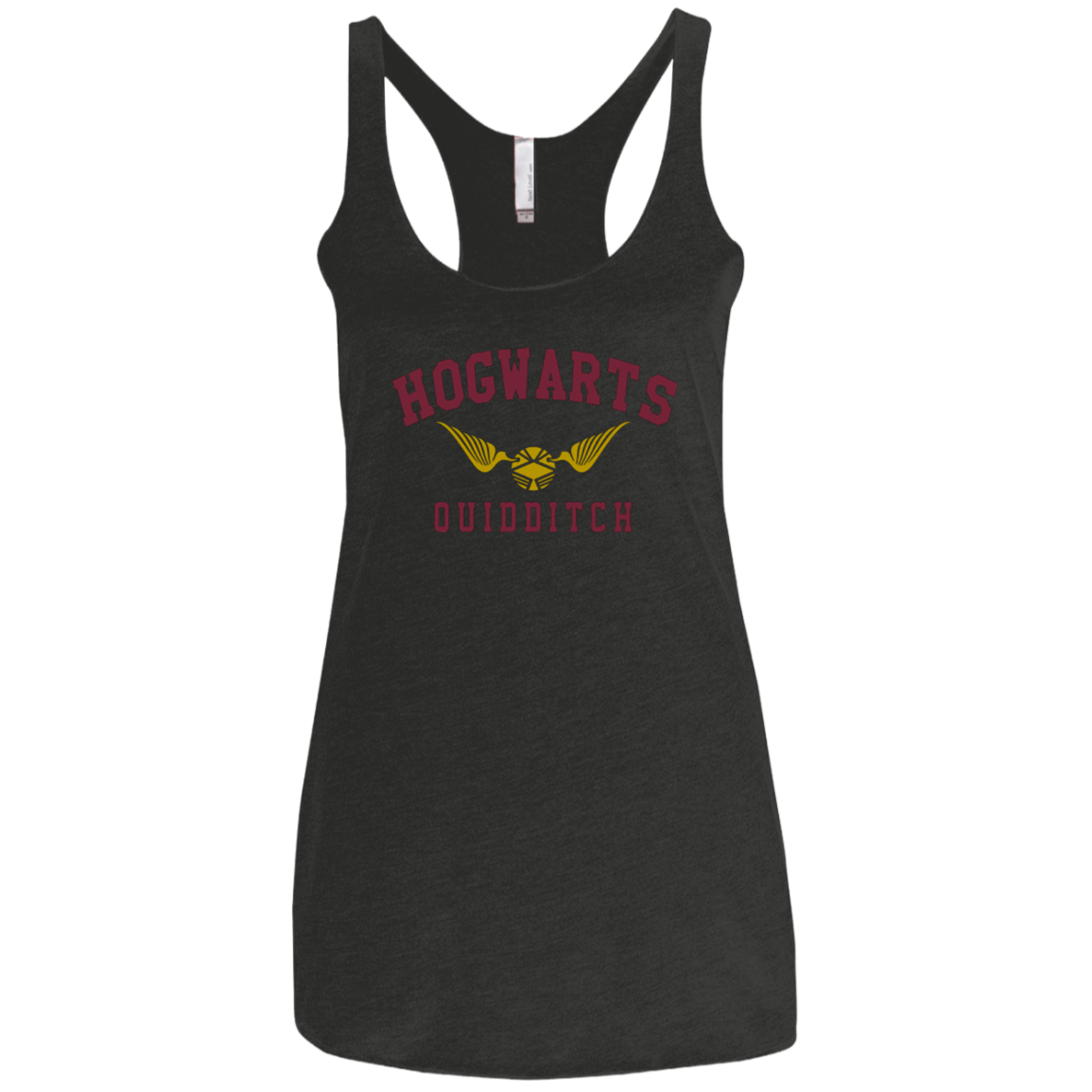 Hogwarts Quidditch Women's Triblend Racerback Tank