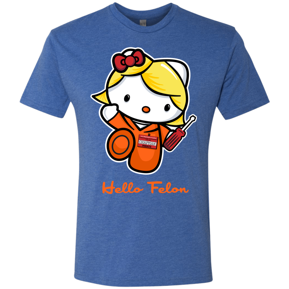 Orange is the New Cat Men's Triblend T-Shirt