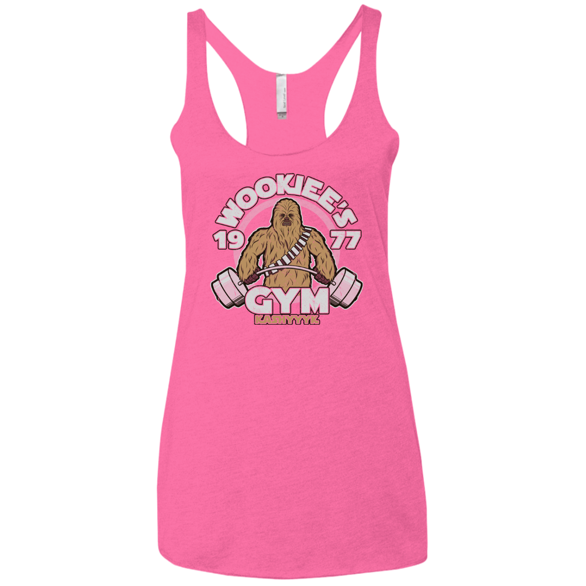 Kashyyyk Gym Women's Triblend Racerback Tank