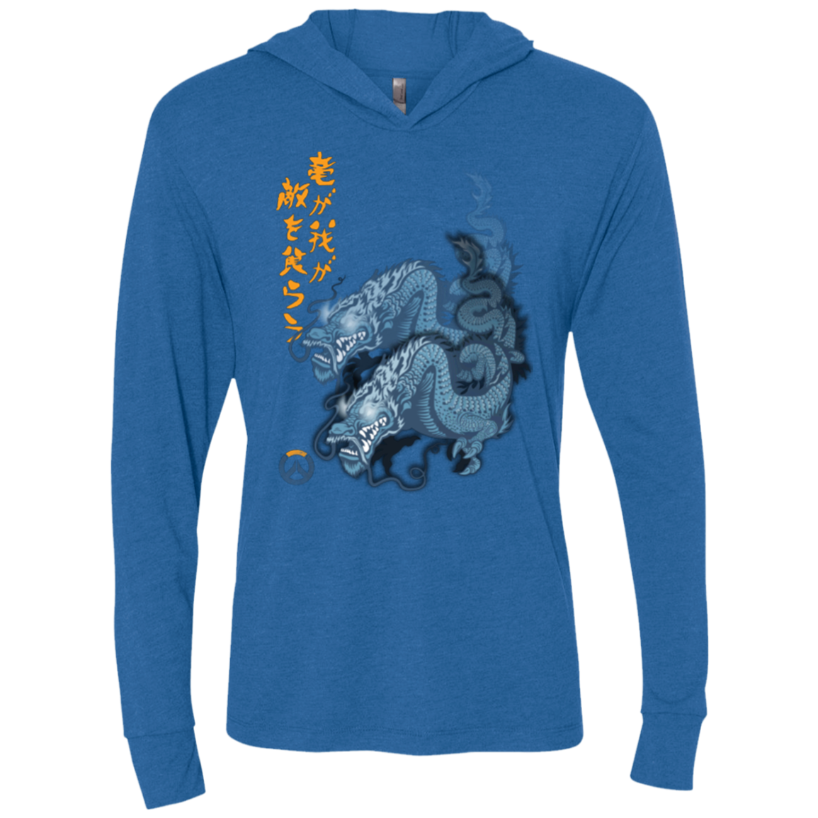 Hanzo Triblend Long Sleeve Hoodie Tee