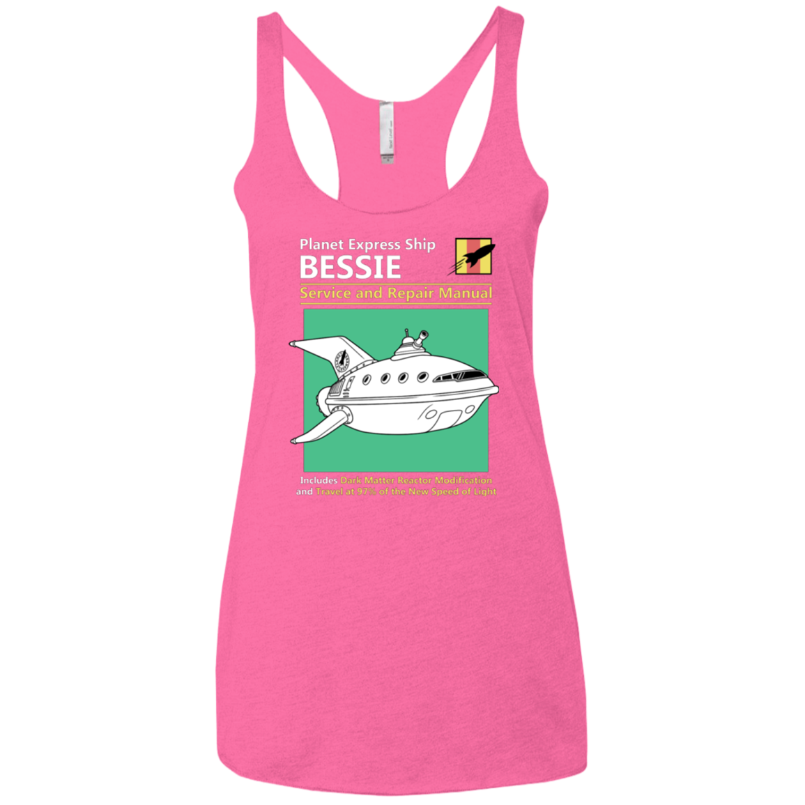 Bessie Service and Repair Manual Women's Triblend Racerback Tank