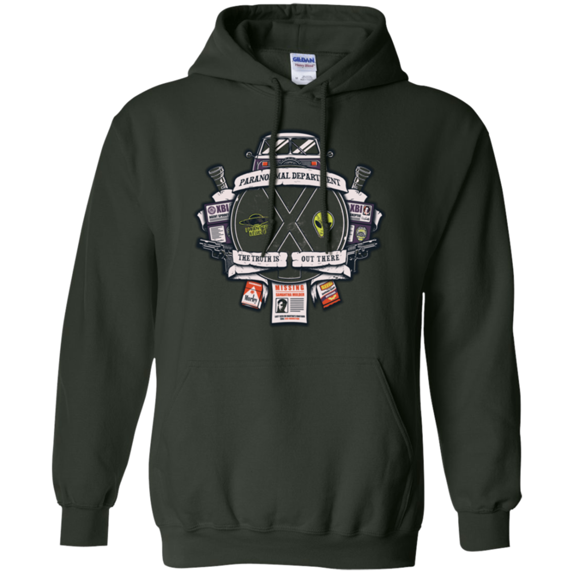 Paranormal files Crest Pullover Hoodie
