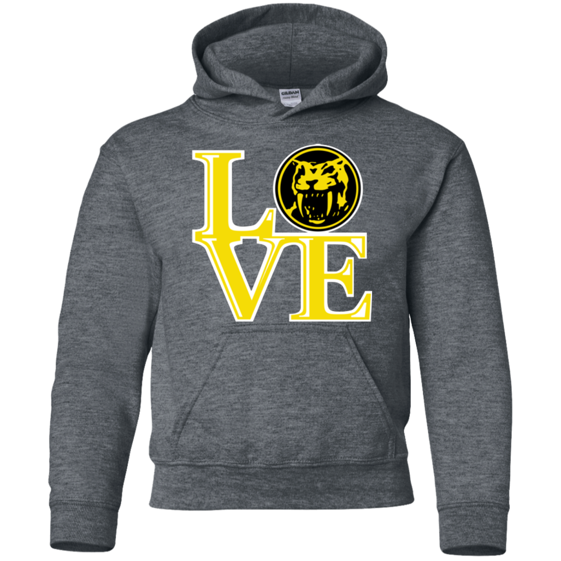 Yellow Ranger LOVE Youth Hoodie