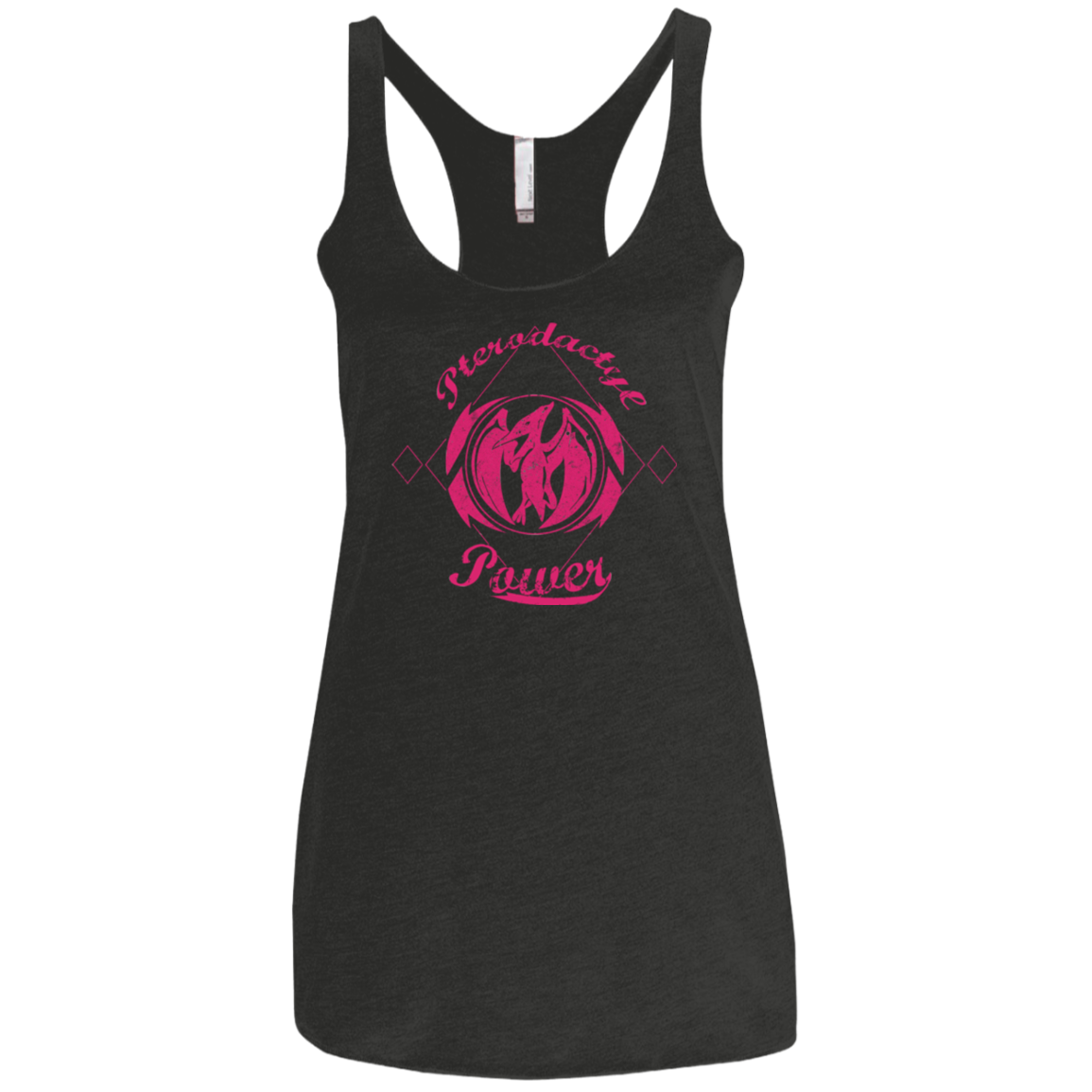 Pterodactyl Women's Triblend Racerback Tank