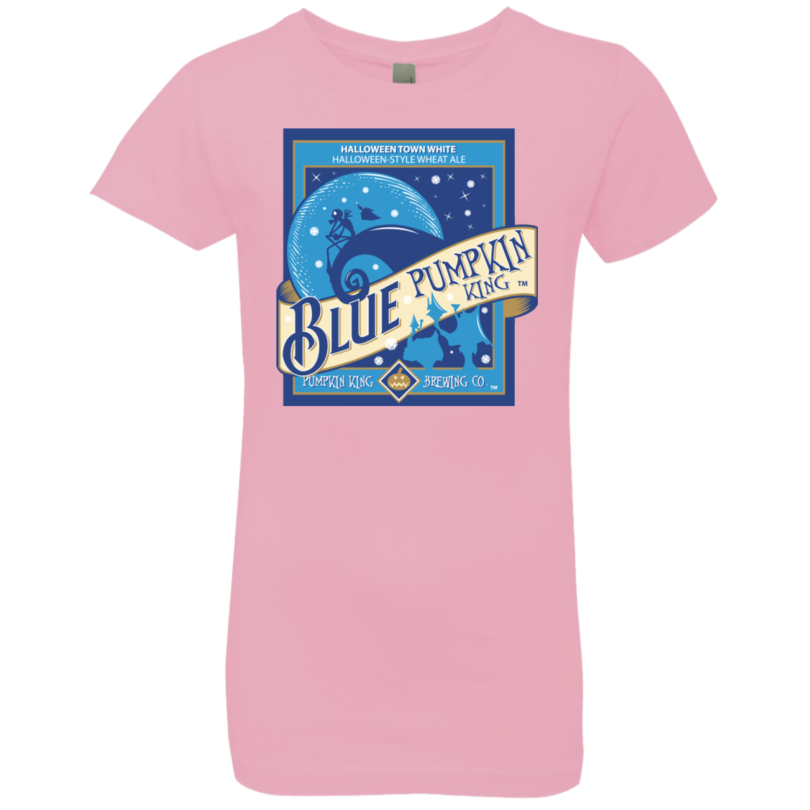 Blue Pumpkin King Girls Premium T-Shirt