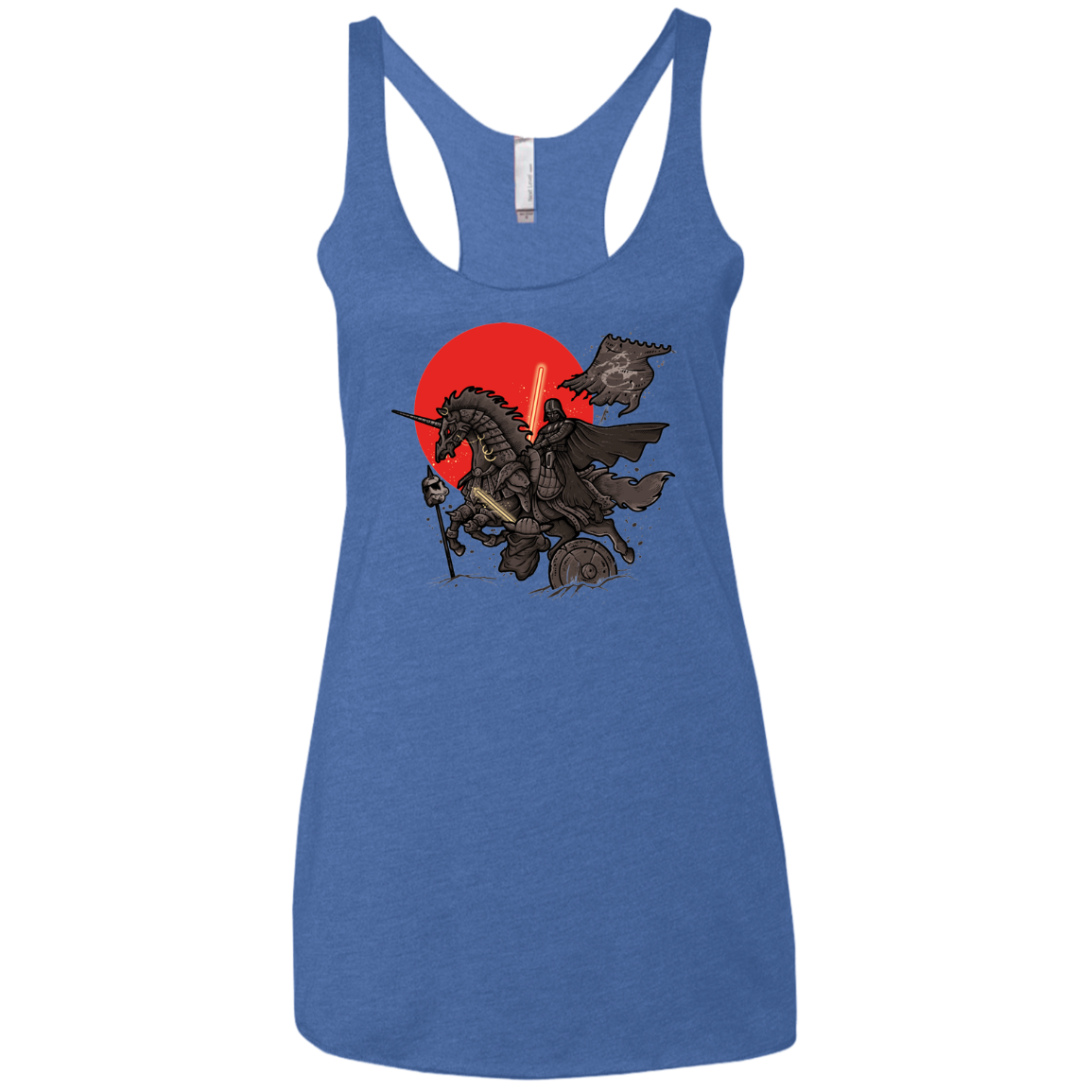 SAMURAI GALAXY Women's Triblend Racerback Tank