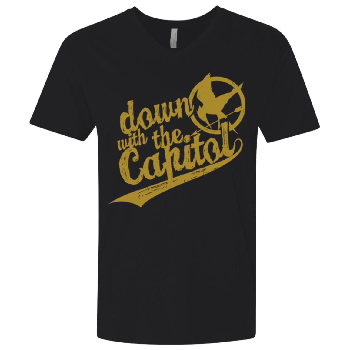 Down with the Capitol Men's Premium V-Neck