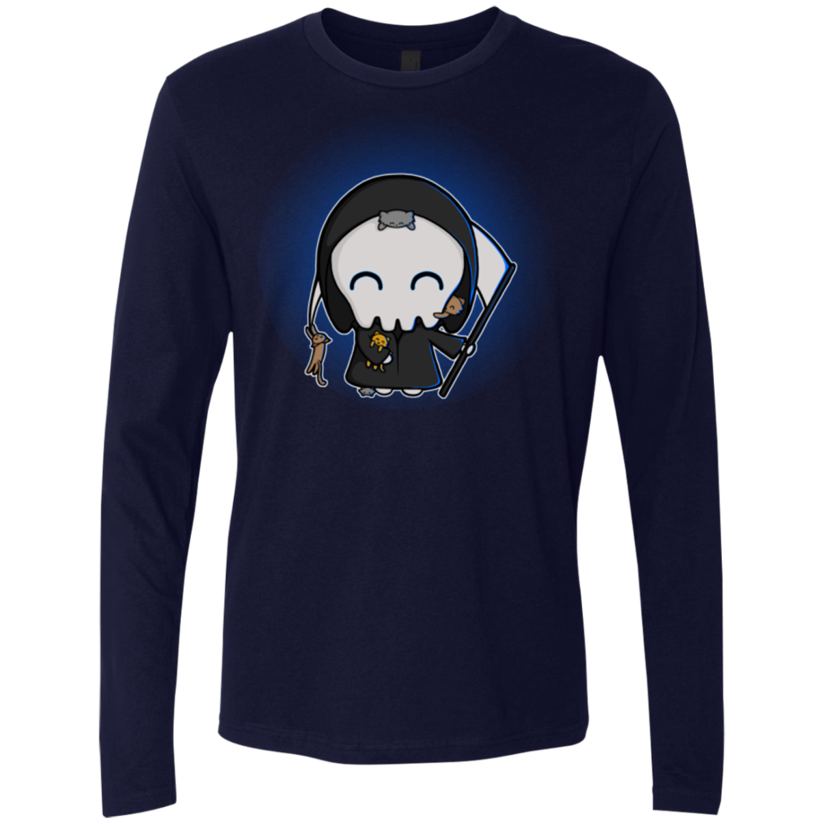 Death Loves Cats Men's Premium Long Sleeve