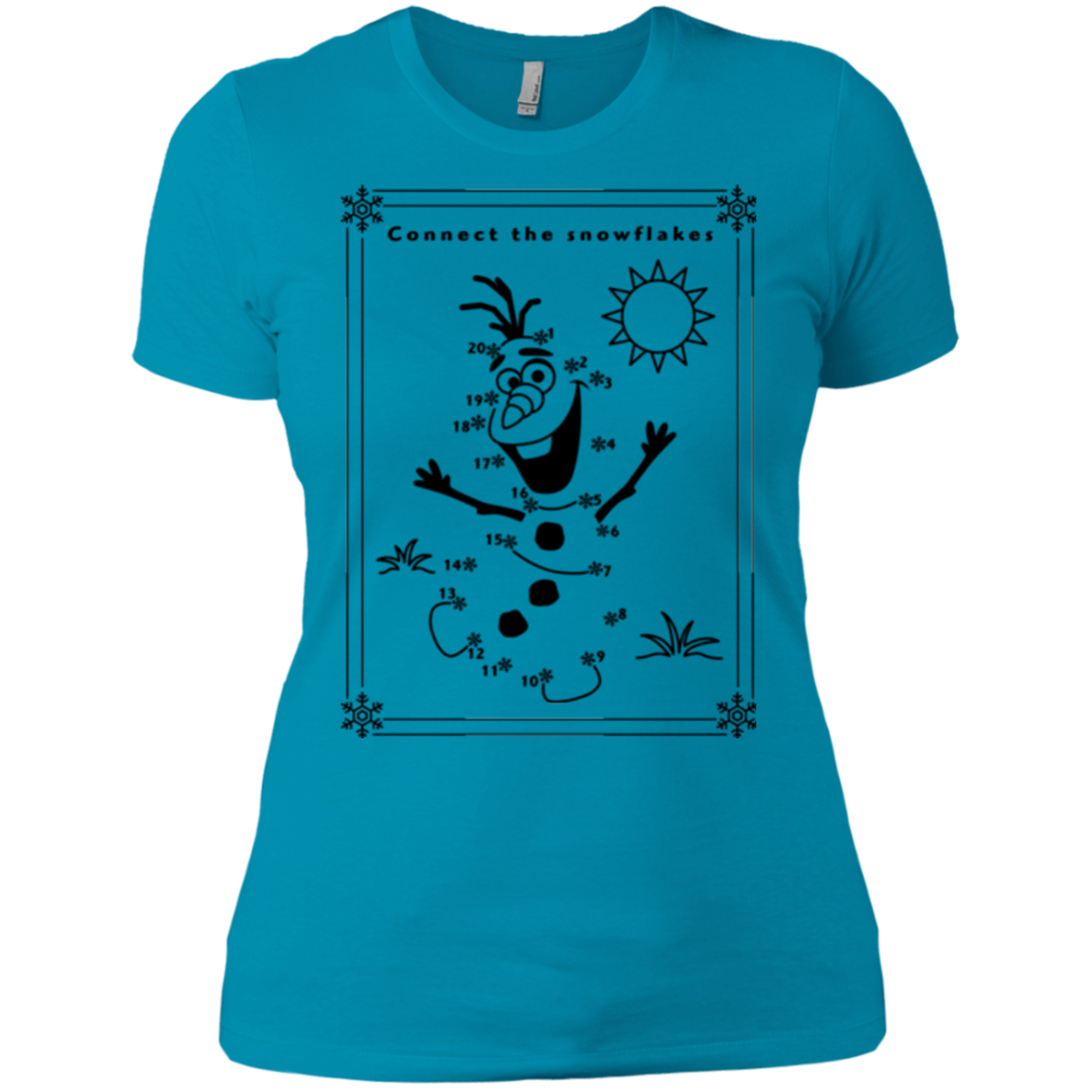 Connect the snowflakes Women's Premium T-Shirt
