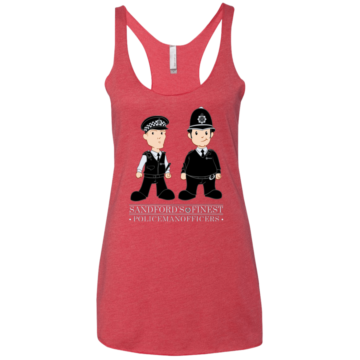 Hot Fuzz Women's Triblend Racerback Tank