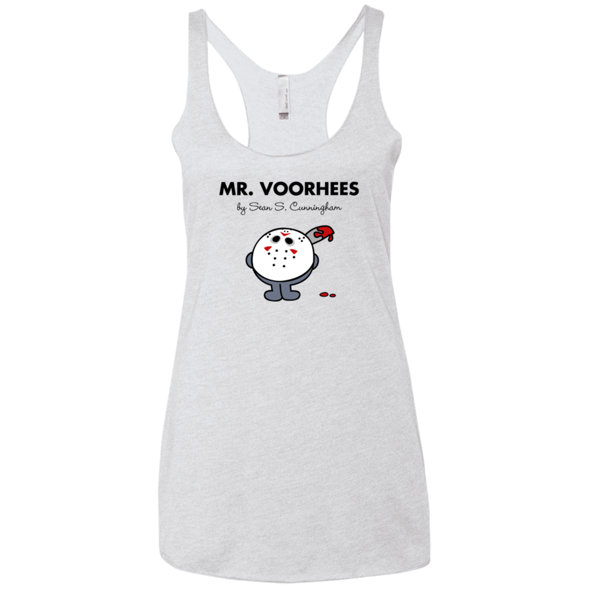 Mr Voorhees Women's Triblend Racerback Tank