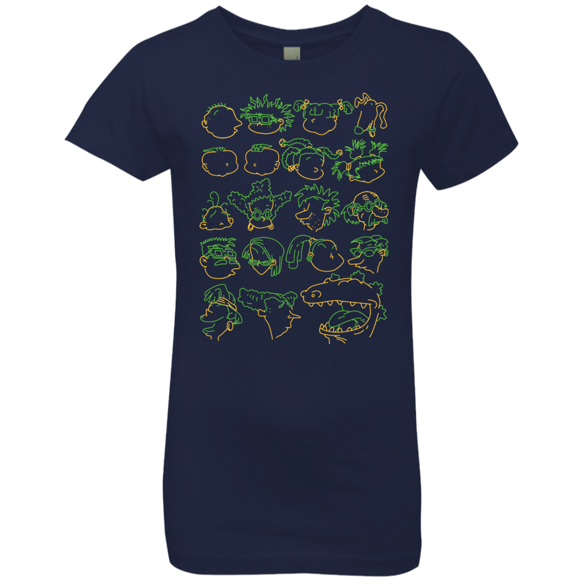 RUGRAT HEADS Girls Premium T-Shirt