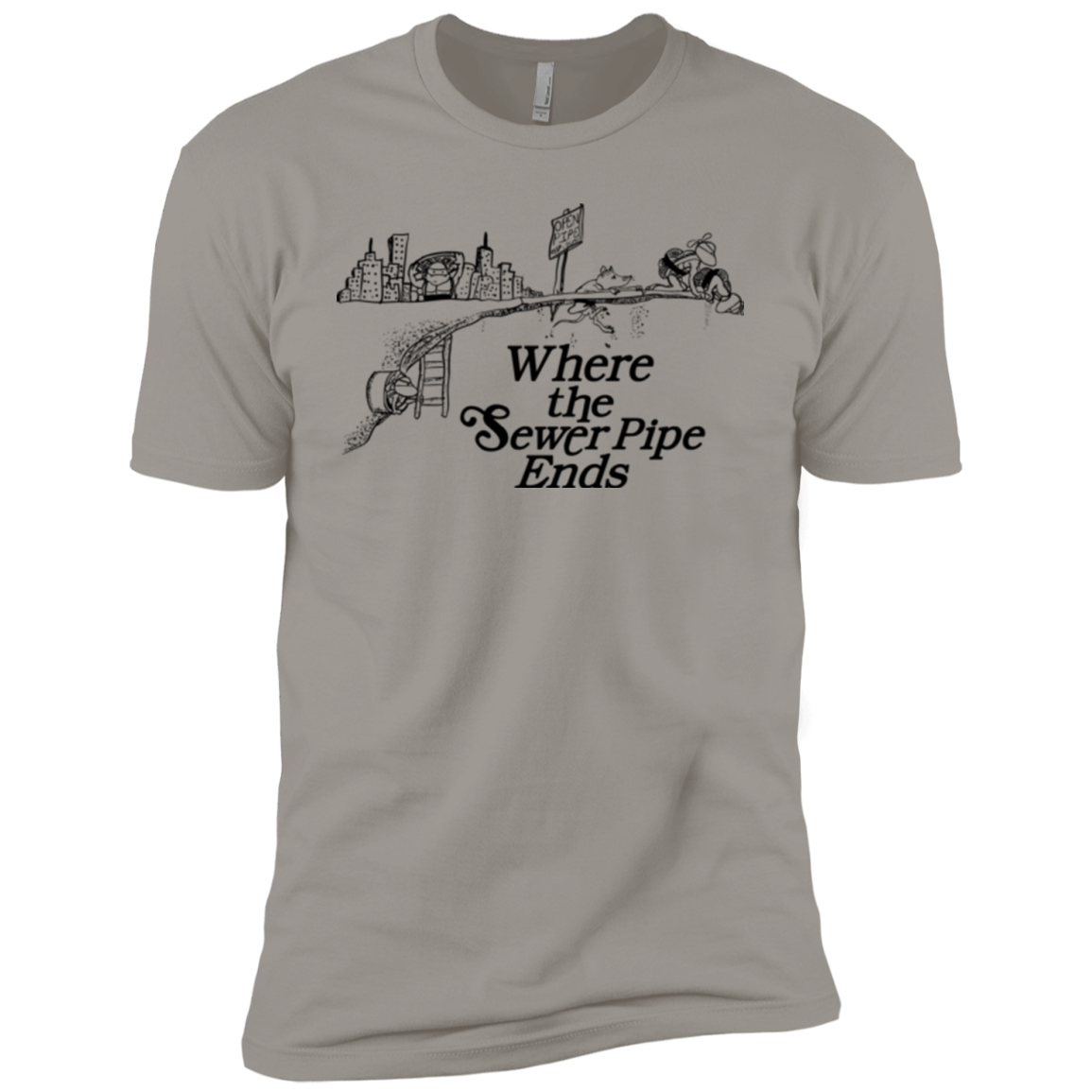 Where the Sewer Pipe Ends Boys Premium T-Shirt