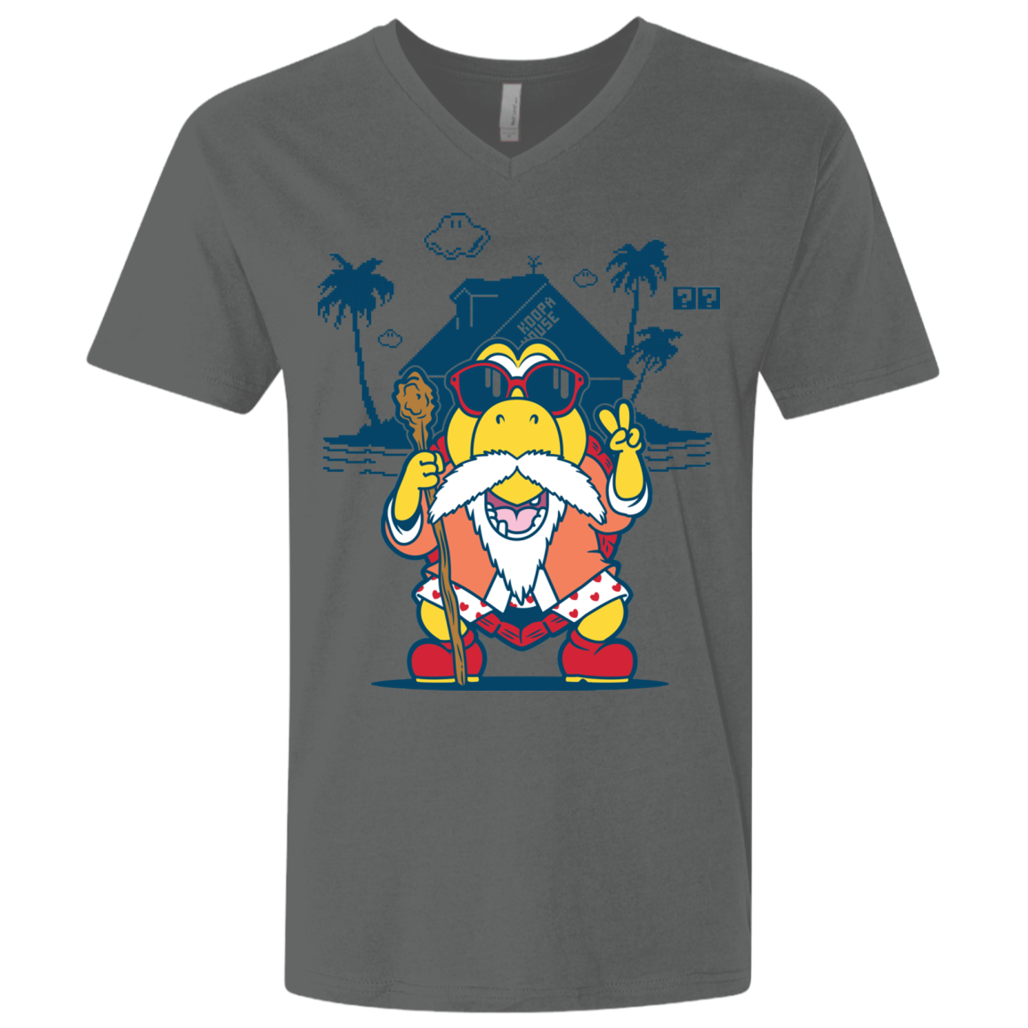 TURTLE HERMIT Men's Premium V-Neck