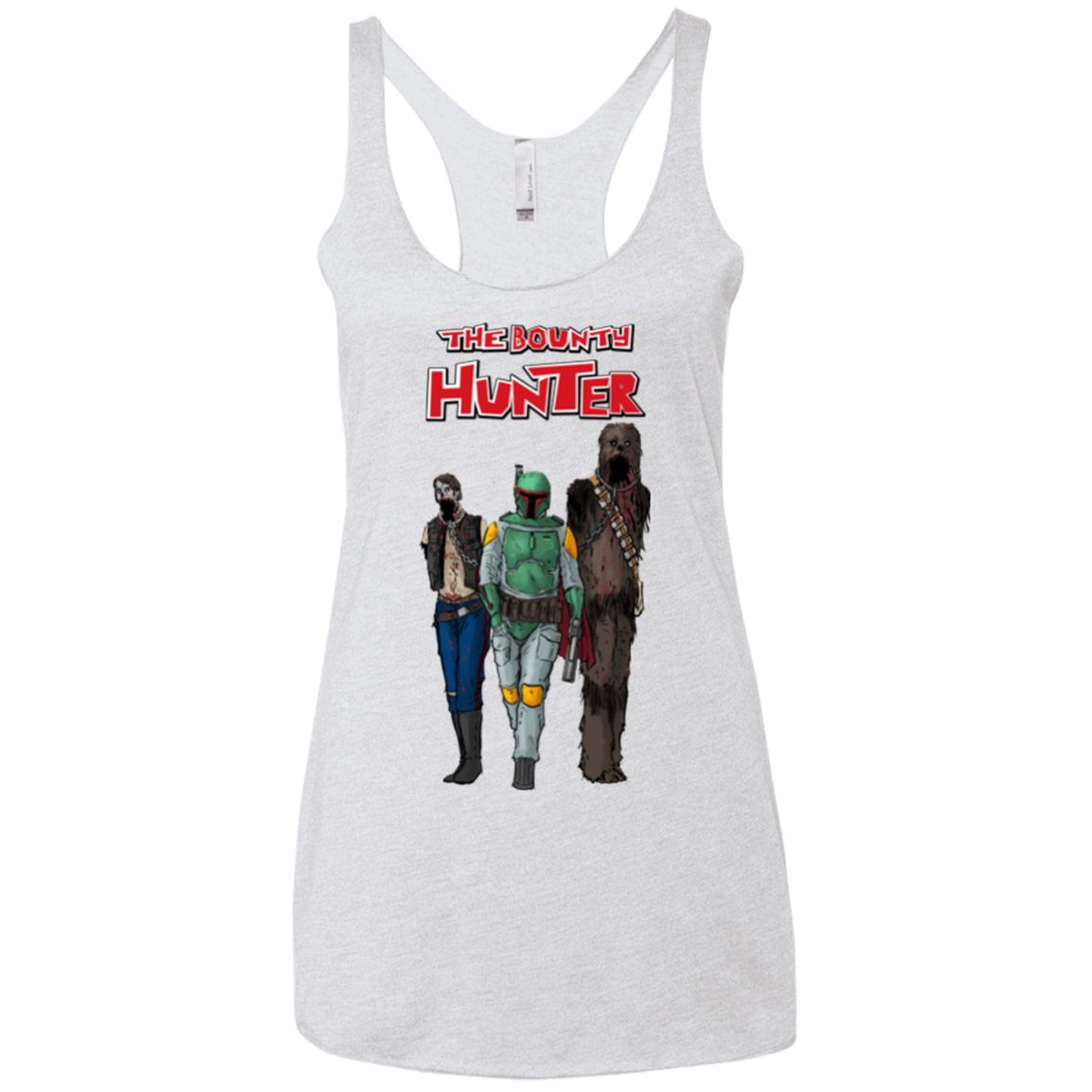 The Walking Bounty Hunter Women's Triblend Racerback Tank