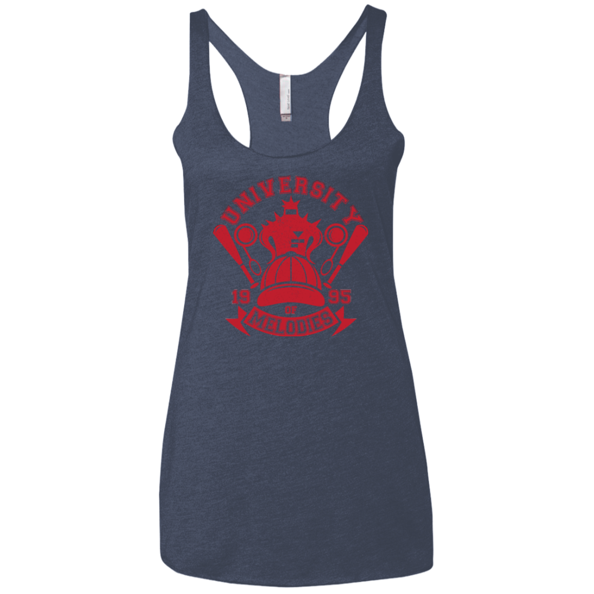 University of Melodies Women's Triblend Racerback Tank