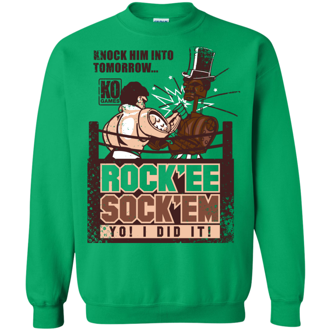 Rockee Sockem Crewneck Sweatshirt