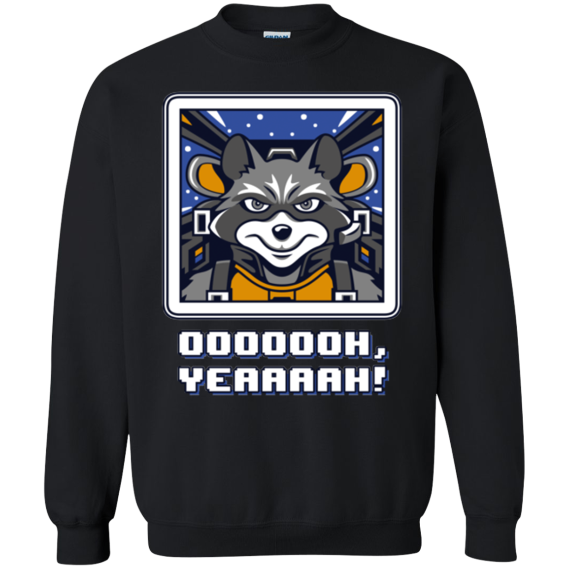 Star Raccoon Crewneck Sweatshirt