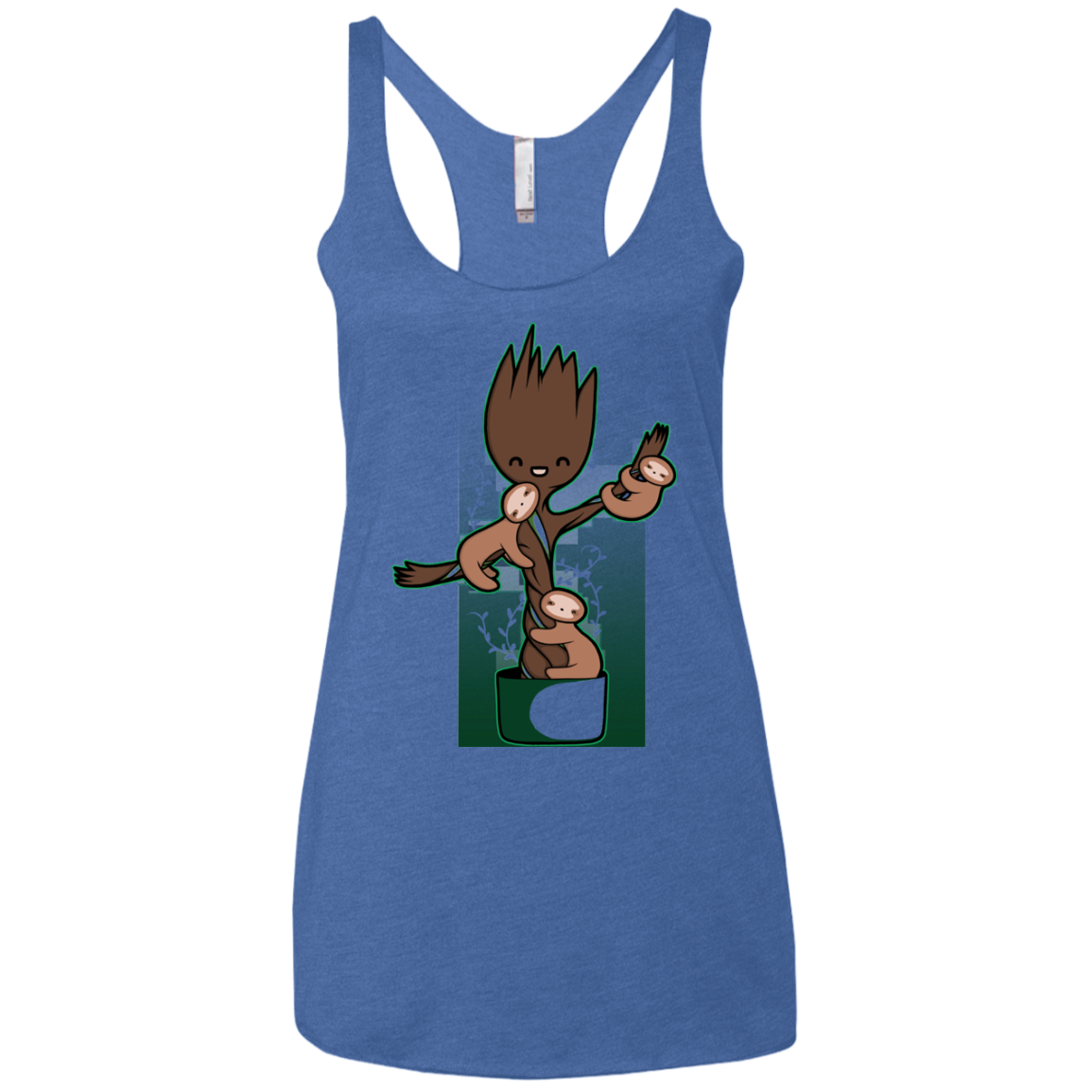 Chilling Out Women's Triblend Racerback Tank