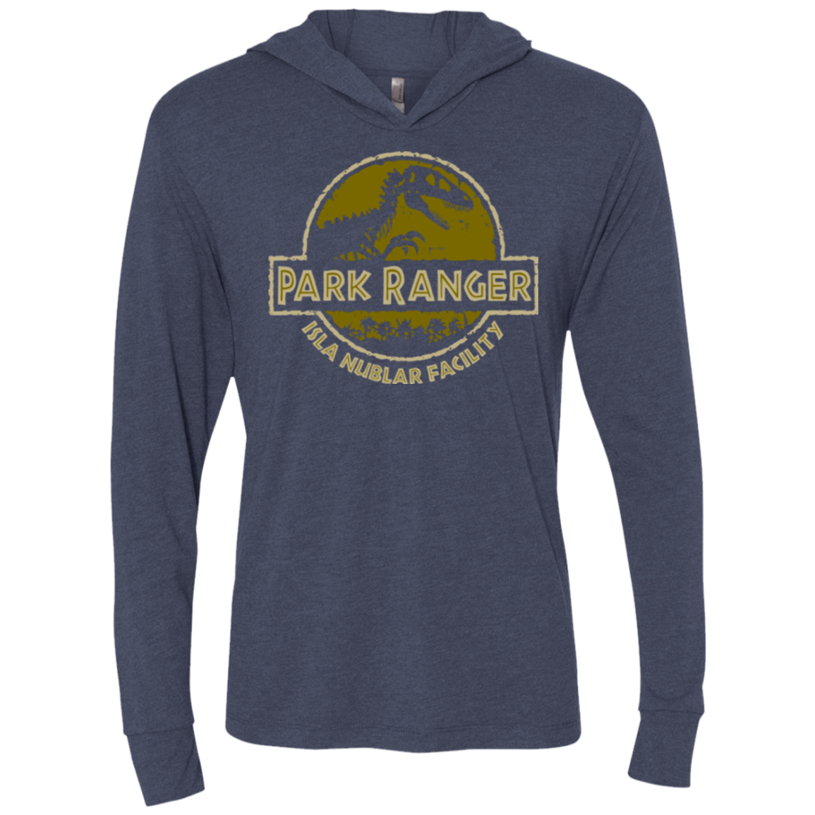 Parks and Rex Triblend Long Sleeve Hoodie Tee