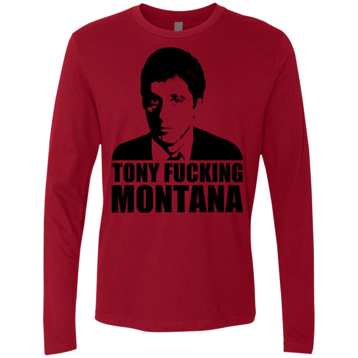 Tony Fucking Montana Men's Premium Long Sleeve