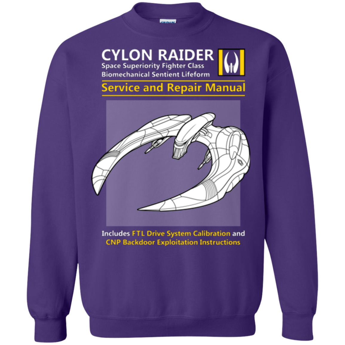 CYLON RAIDER SERVICE & REPAIR MANUAL Crewneck Sweatshirt