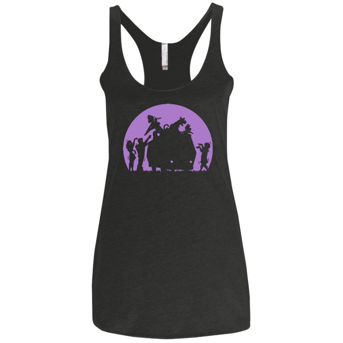 Zoinks They're Zombies Women's Triblend Racerback Tank