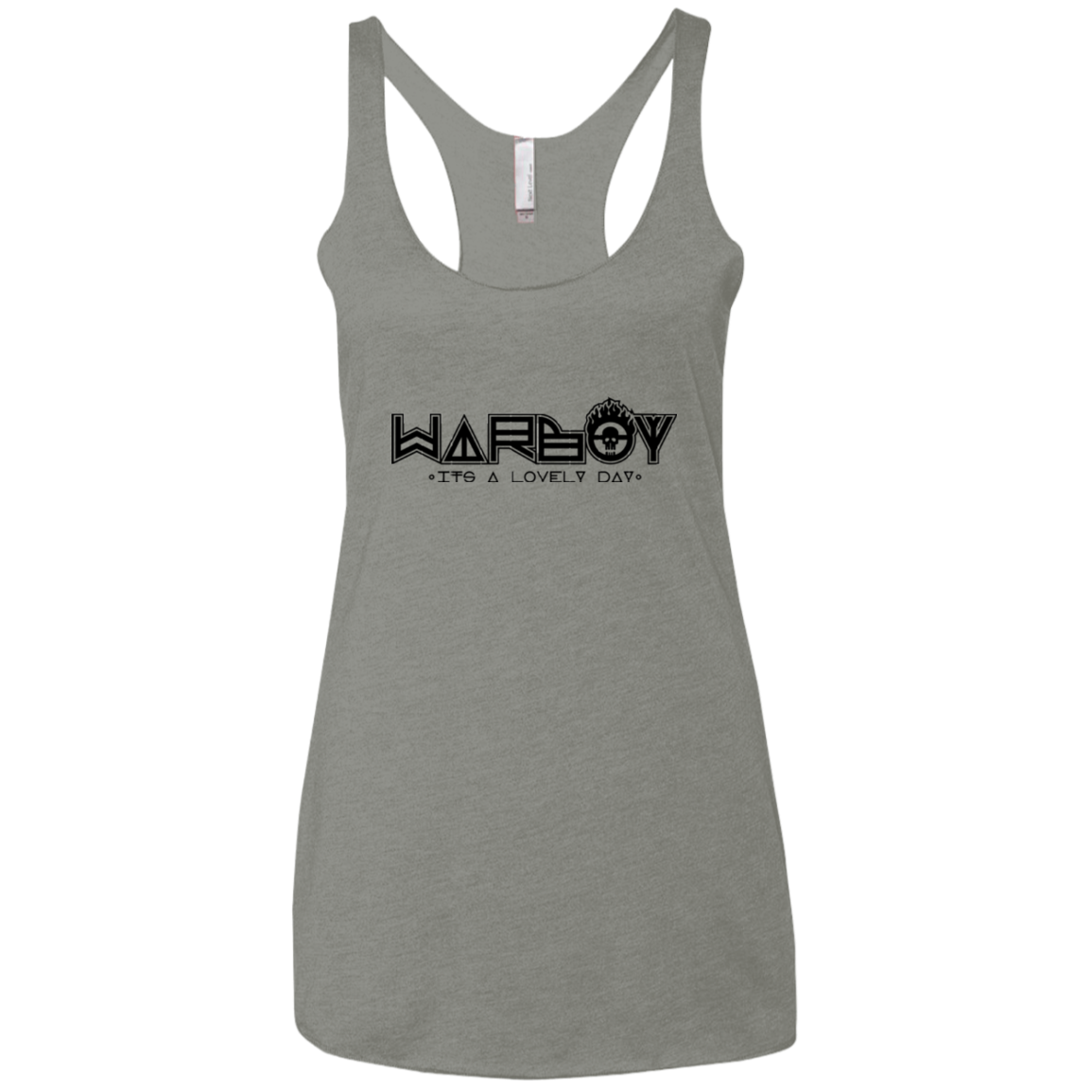 War Boy Women's Triblend Racerback Tank