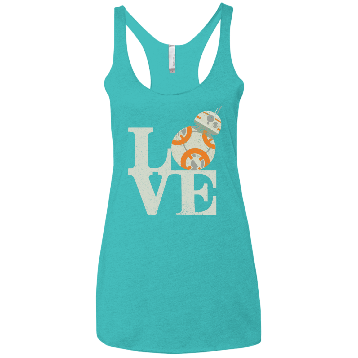 Love Droids Women's Triblend Racerback Tank