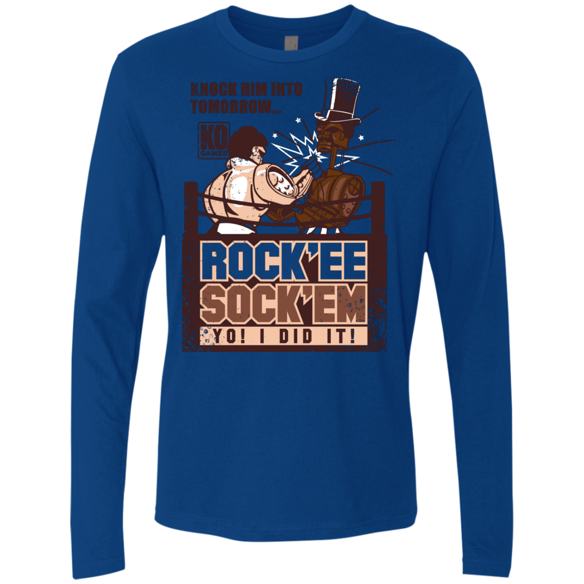 Rockee Sockem Men's Premium Long Sleeve