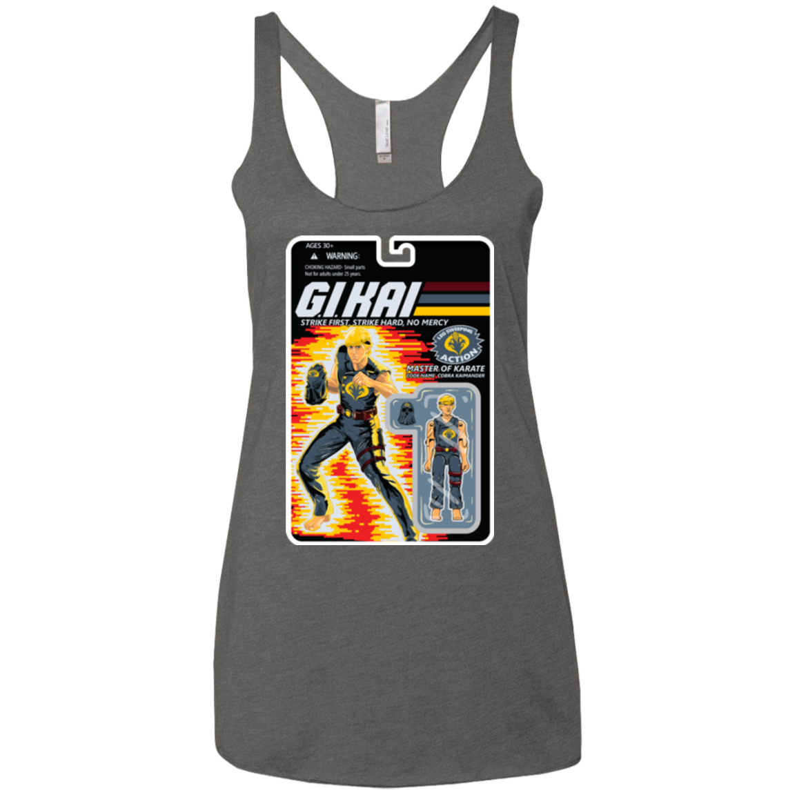 GI KAI Women's Triblend Racerback Tank