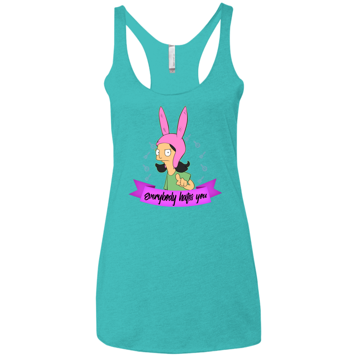 Louise Everybody Women's Triblend Racerback Tank