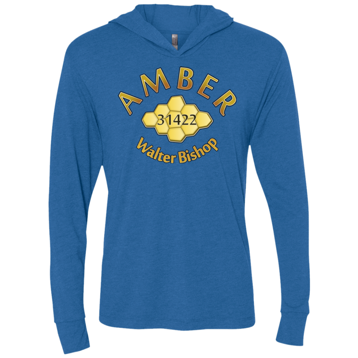 Amber Triblend Long Sleeve Hoodie Tee
