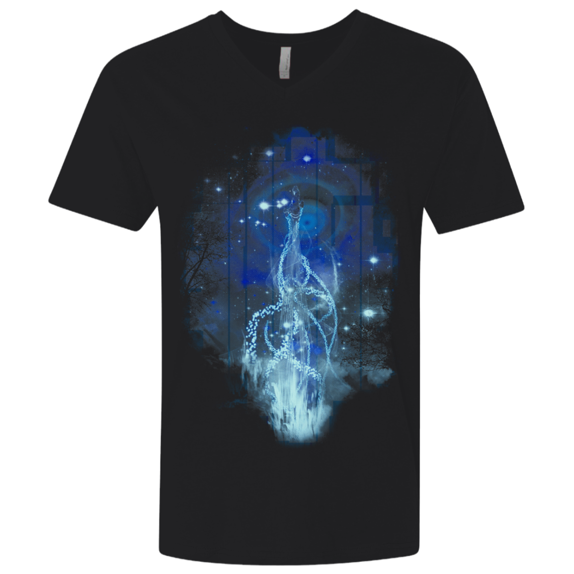 Dancing with Fireflies Men's Premium V-Neck