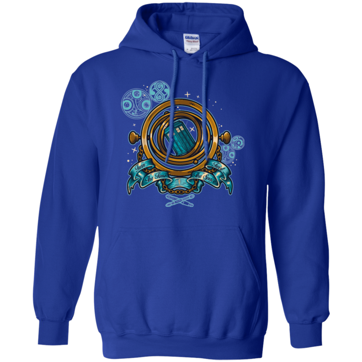TURN THE TIME TWIST THE SPACE Pullover Hoodie