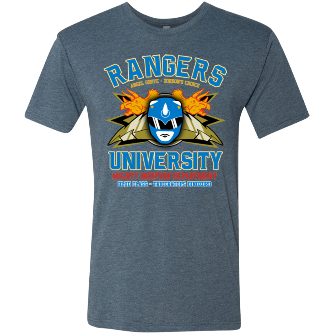 Rangers U Blue Ranger Men's Triblend T-Shirt