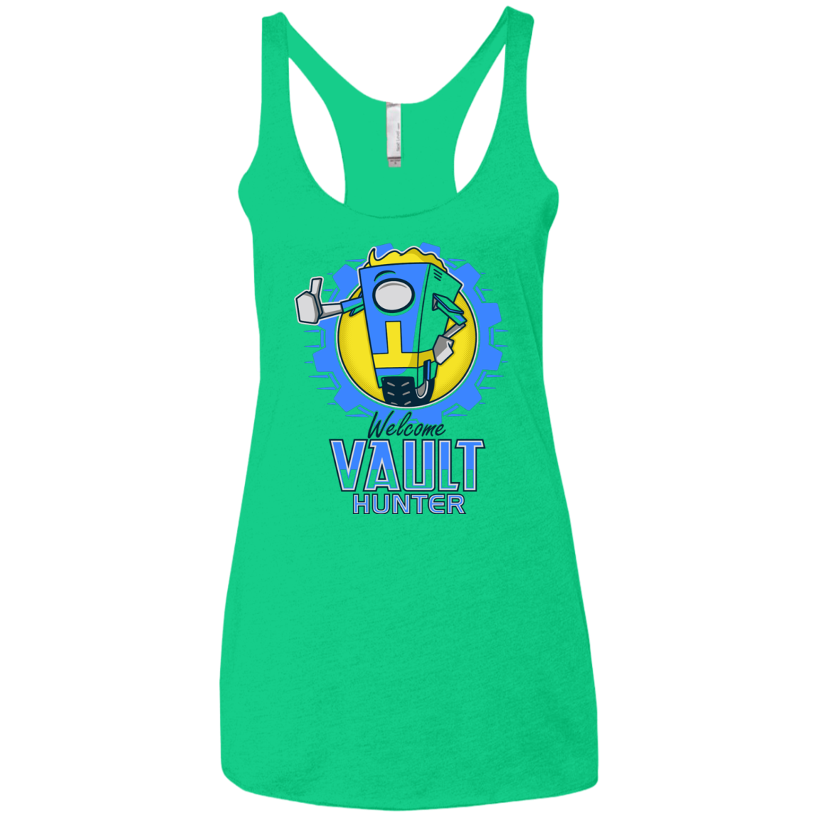 Welcome Vault Hunter Women's Triblend Racerback Tank