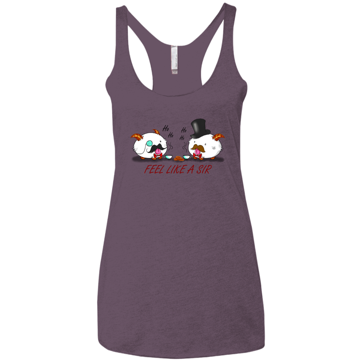 Poros like a sir Women's Triblend Racerback Tank